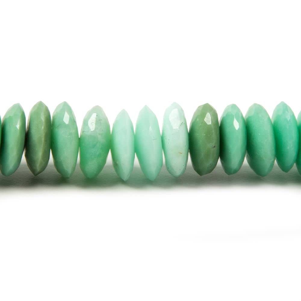 8-8.5mm Chrysoprase German Faceted Rondelle Beads 15 inch 135 pieces (ONLINE ORDER ONLY)