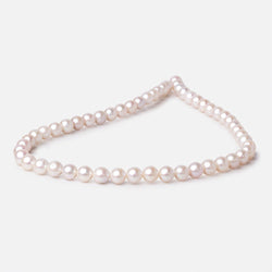 8-8.5mm Cream Off Round Freshwater Pearls 15.5 inch 50 Beads (ONLINE ORDER ONLY)