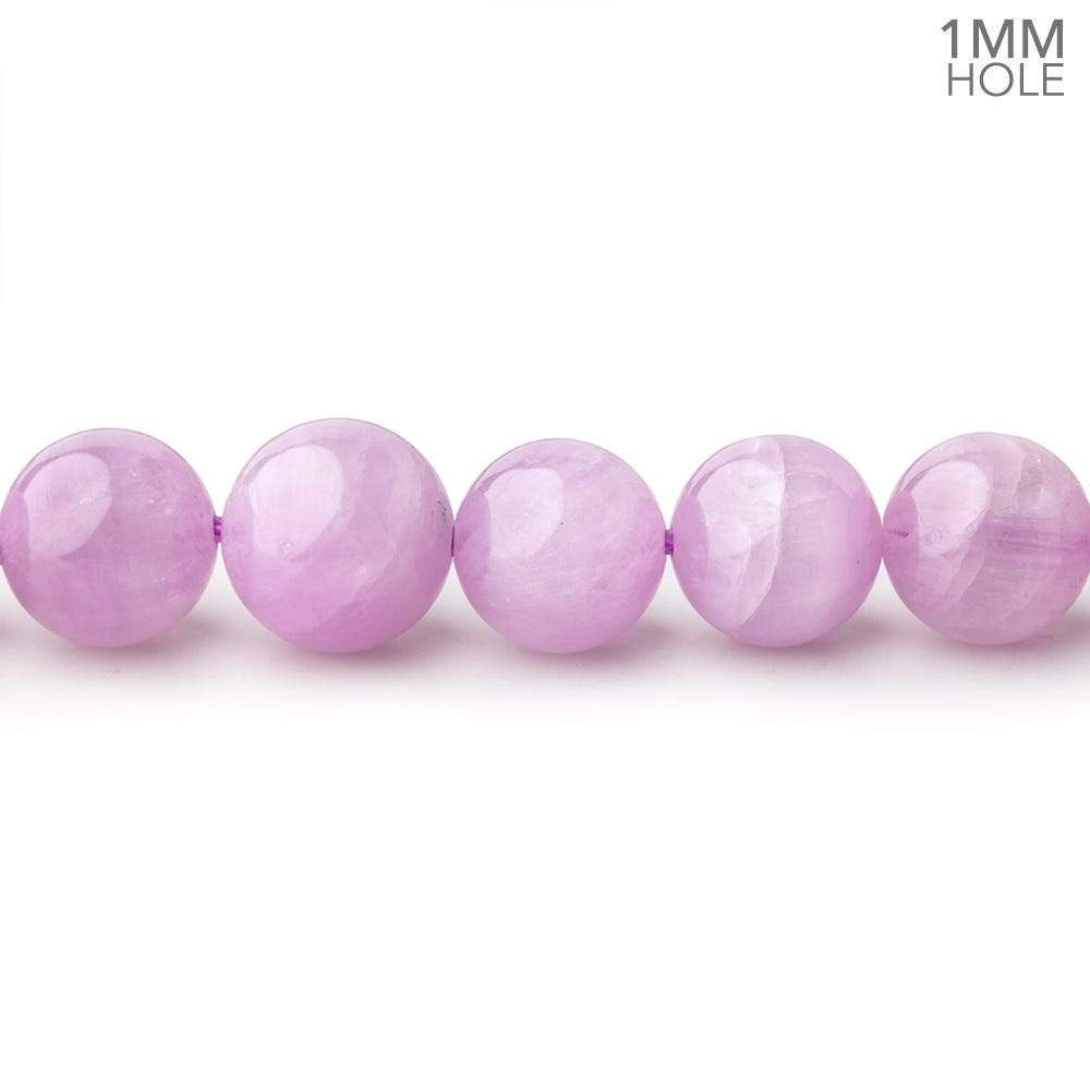 8-8.5mm Kunzite Plain Round Beads 16 inch 46 pieces 1mm hole AA (ONLINE ORDER ONLY)