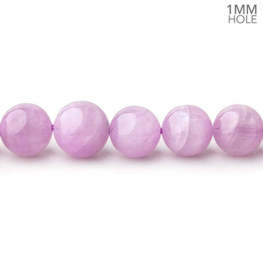 8-8.5mm Kunzite Plain Round Beads 16 inch 46 pieces 1mm hole AA (ONLINE ORDER ONLY)