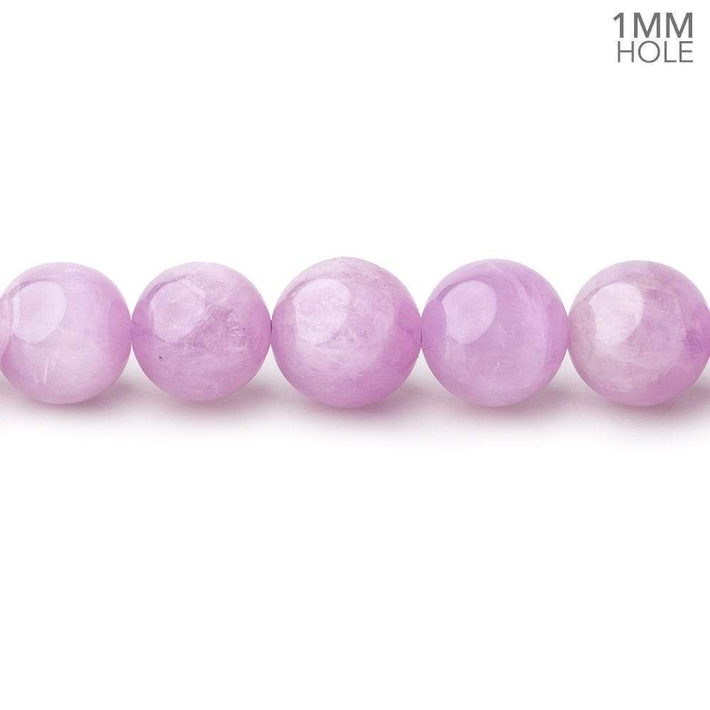 8-8.5mm Kunzite Plain Round Beads 16 inch 48 pieces 1mm hole AA (ONLINE ORDER ONLY)