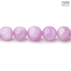 8-8.5mm Kunzite Plain Round Beads 16 inch 48 pieces 1mm hole AA (ONLINE ORDER ONLY)