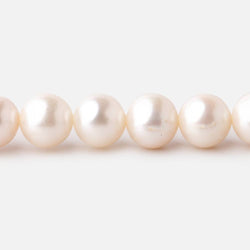 8-8.5mm Off White Off Round Freshwater Pearls 16 inch 50 pieces AA (ONLINE ORDER ONLY)