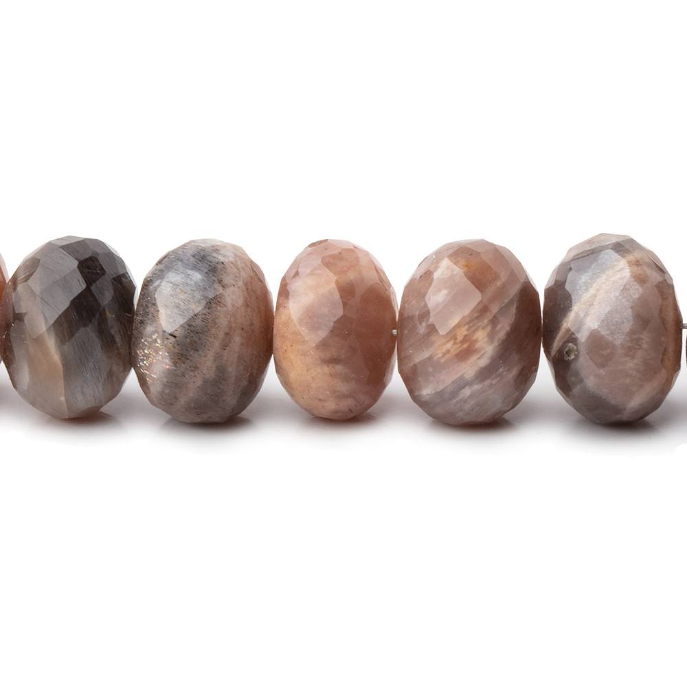 8-9.5mm Feldspar Faceted Rondelle Beads 16 inches 64 beads (ONLINE ORDER ONLY)