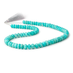 8-9mm Amazonite Plain Rondelle Beads 18 inch 80 pieces AAA (ONLINE ORDER ONLY)