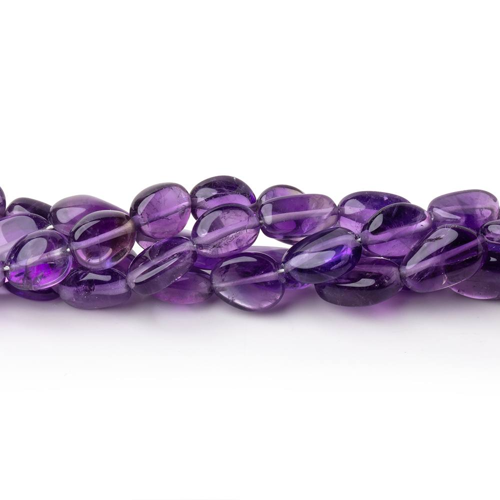 8-9mm Amethyst Plain Oval Beads 16 inch 40 pieces (ONLINE ORDER ONLY)