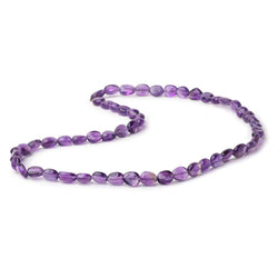 8-9mm Amethyst Plain Oval Beads 16 inch 40 pieces (ONLINE ORDER ONLY)