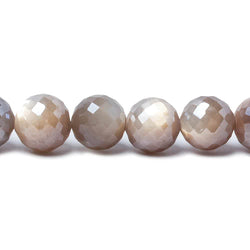 8-9mm Mystic Multi Grey Moonstone faceted rounds 14 inch 39 pieces (ONLINE ORDER ONLY)