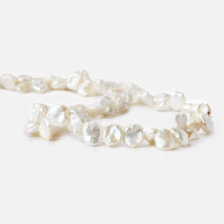 8-9mm Off White Top Drilled Keshi Freshwater Pearls 16 inch 69 pieces (ONLINE ORDER ONLY)