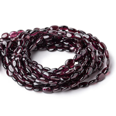 8-9mm Rhodolite Garnet Plain Nugget Beads 16 inch 44 pieces (ONLINE ORDER ONLY)