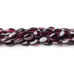 8-9mm Rhodolite Garnet Plain Nugget Beads 16 inch 44 pieces (ONLINE ORDER ONLY)