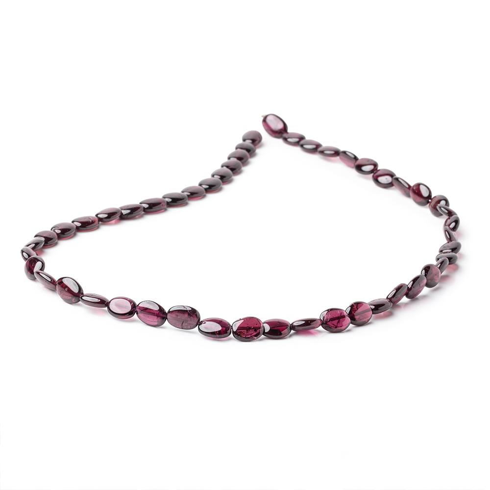 8-9mm Rhodolite Garnet Plain Nugget Beads 16 inch 44 pieces (ONLINE ORDER ONLY)