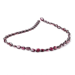 8-9mm Rhodolite Garnet Plain Nugget Beads 16 inch 44 pieces (ONLINE ORDER ONLY)