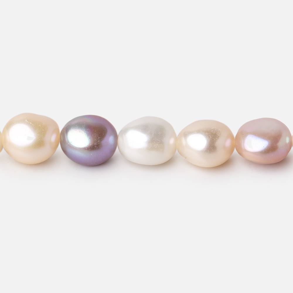8-9mm Tri-Color Baroque Freshwater Pearls 15.5 inch 42 Beads (ONLINE ORDER ONLY)