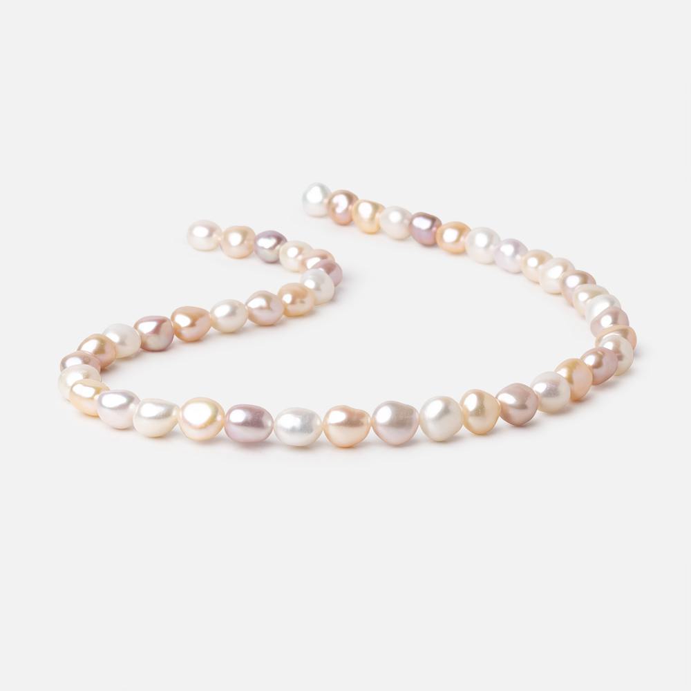 8-9mm Tri-Color Baroque Freshwater Pearls 15.5 inch 42 Beads (ONLINE ORDER ONLY)