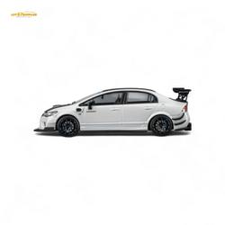 (Pre-Order) Microturbo Honda Civic Type R FD2 Spoon Sports - Metallic White 1:64 (Online Order Only)
