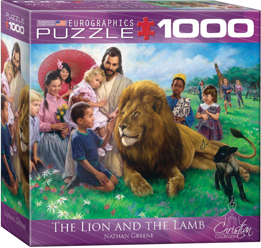 Puzzle: Artist Series - The Lion and the Lamb by Nathan Greene (ONLINE ORDER ONLY)