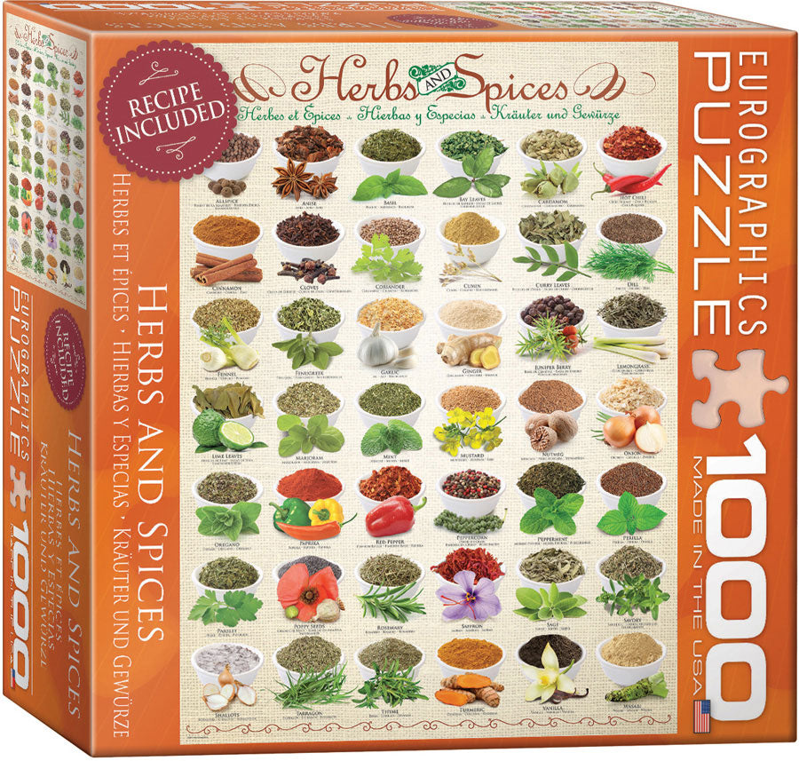 Puzzle: Delicious Puzzles - Herbs and Spices (ONLINE ORDER ONLY)