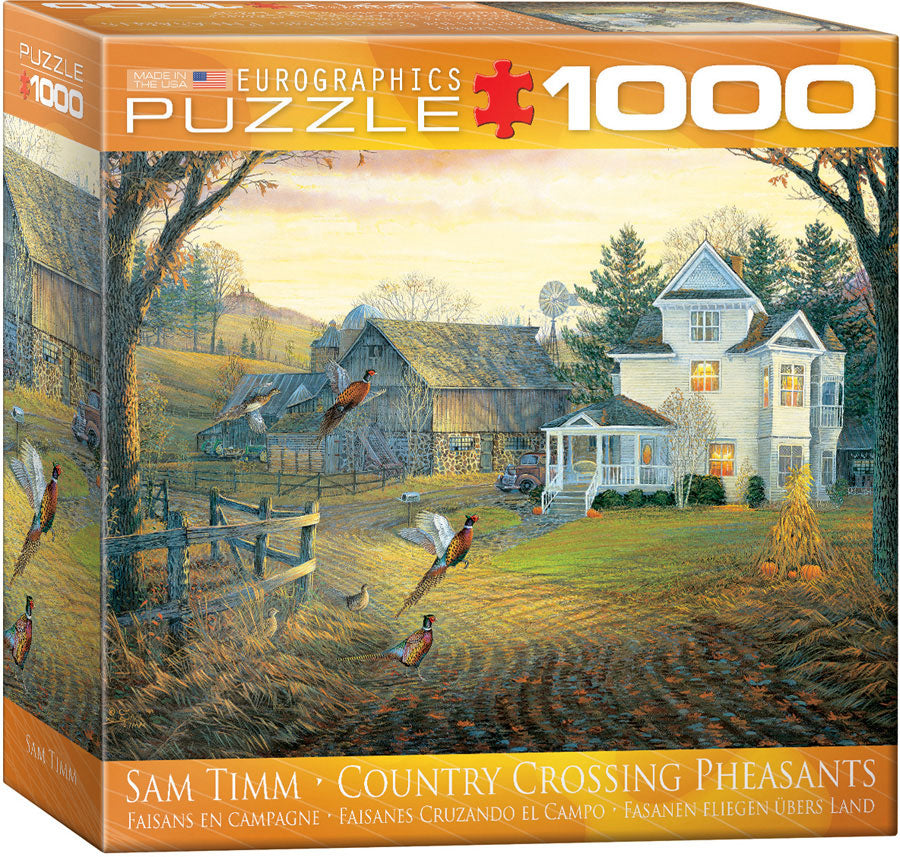 Puzzle: Artist Series - Country Crossing Pheasants by Sam Timm (ONLINE ORDER ONLY)