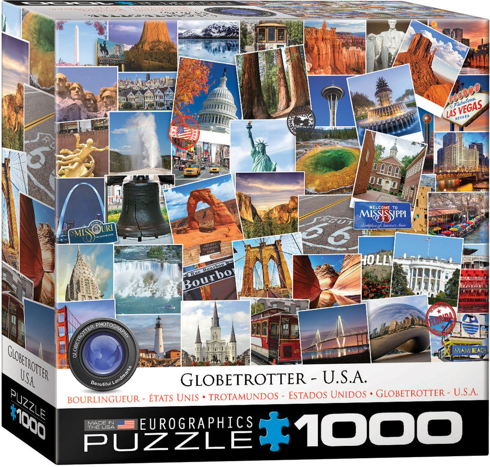Puzzle: The Globetrotter Collection - Globetrotter USA (ONLINE ORDER ONLY)