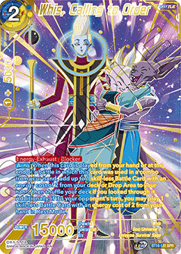 Whis, Calling to Order (SPR) (BT16-131) [Realm of the Gods] (ONLINE ORDER ONLY)