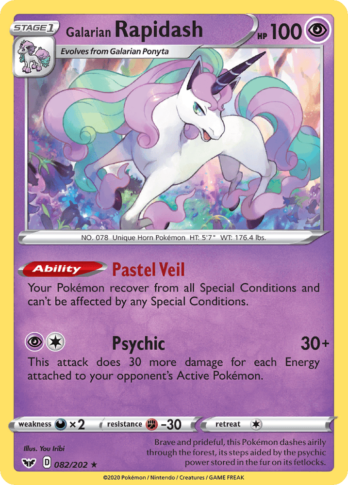 Galarian Rapidash (082/202) [Sword & Shield: Base Set] (Online Only)