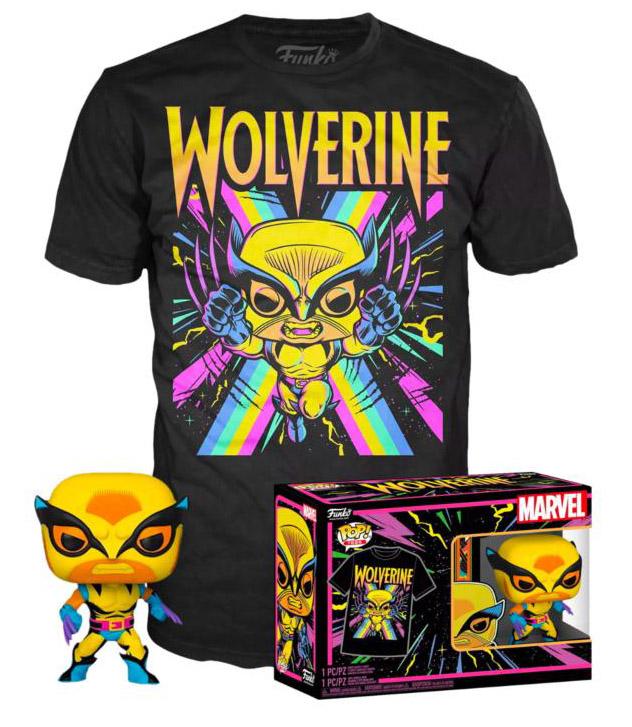 Wolverine (Black Light) and Black Light Wolverine Tee (XL, Sealed) 802 - Target Exclusive (Online Order Only)