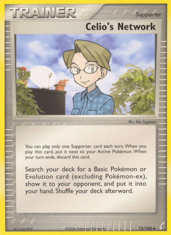 Celio's Network (73/100) [EX: Crystal Guardians] (Online Only)