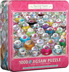 Puzzle: Tea Cup Party Tin (ONLINE ORDER ONLY)