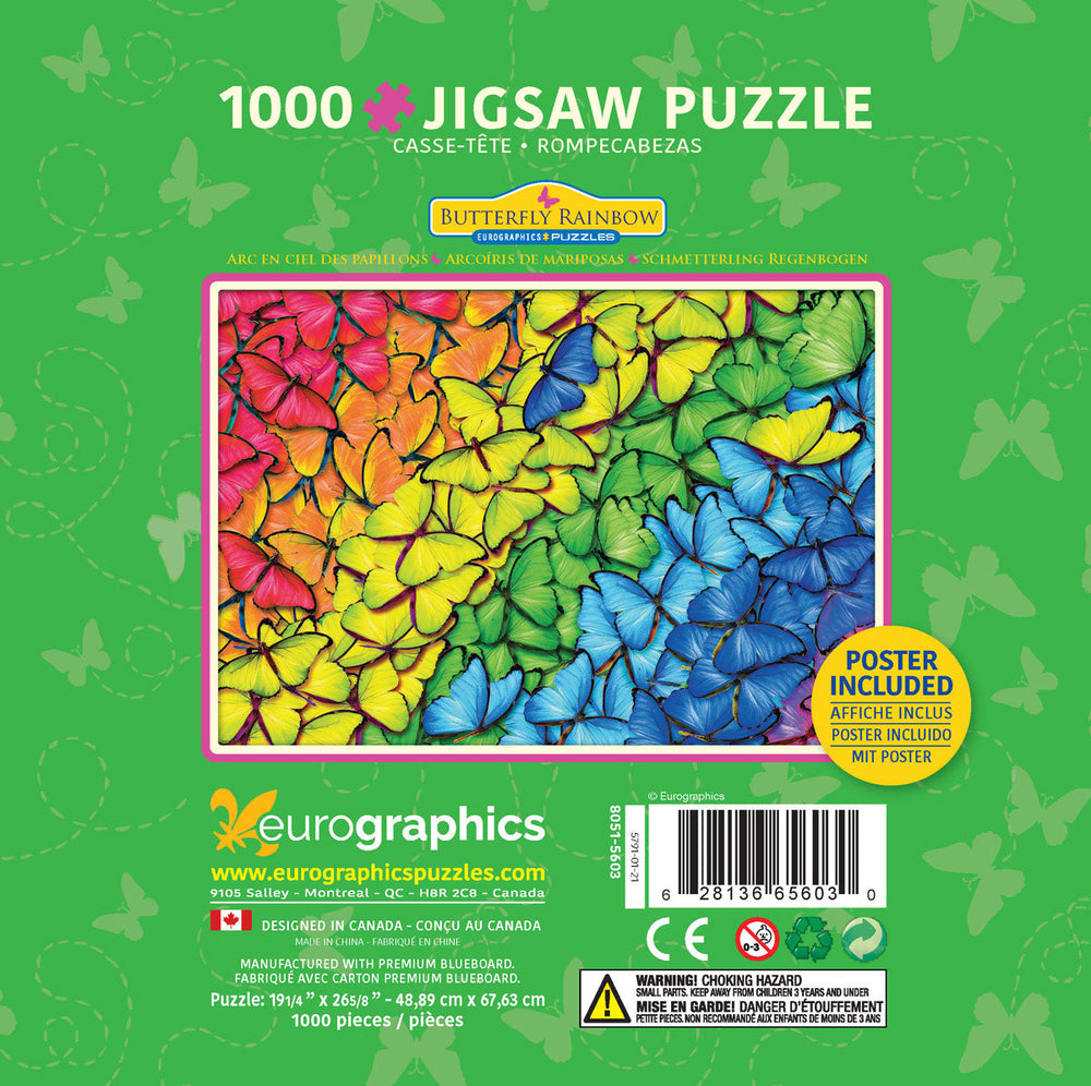 Puzzle: Butterfly Rainbow Tin (ONLINE ORDER ONLY)