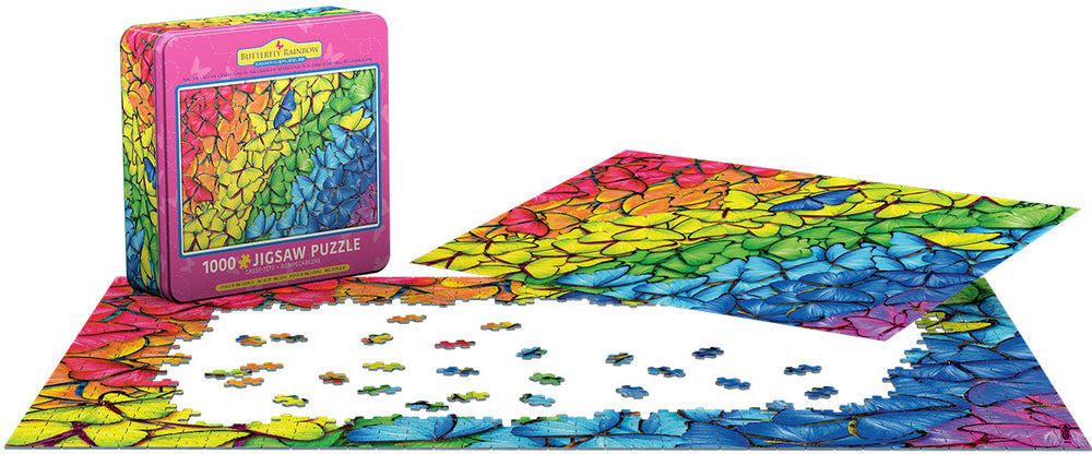 Puzzle: Butterfly Rainbow Tin (ONLINE ORDER ONLY)