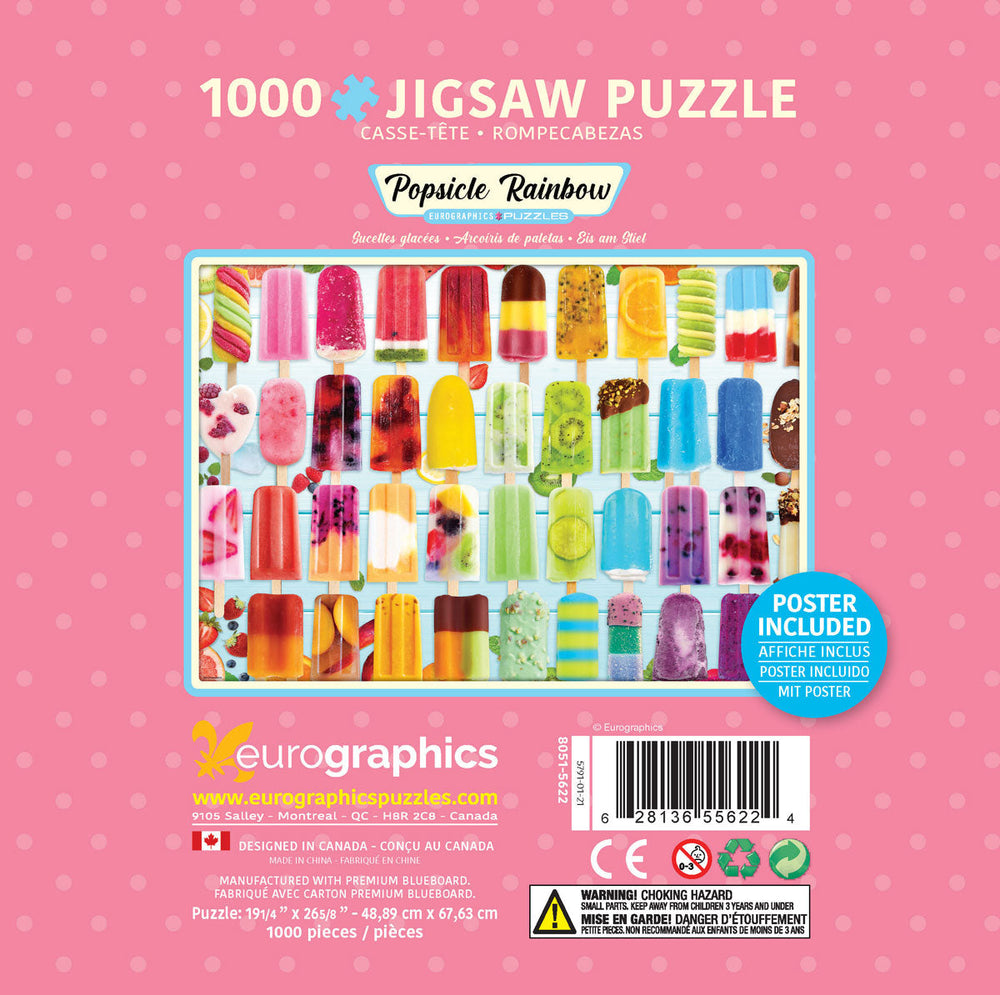 Puzzle: Popsicle Rainbow Tin (ONLINE ORDER ONLY)