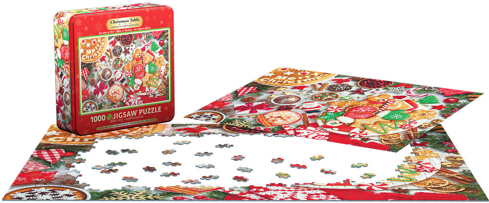 Puzzle: Christmas Table Tin (ONLINE ORDER ONLY)