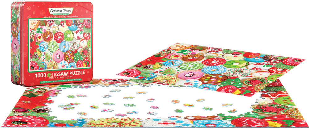 Puzzle: Christmas Donuts Tin (ONLINE ORDER ONLY)