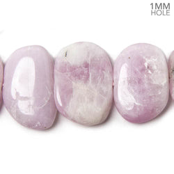 15x11-19x18mm Kunzite side drilled plain nugget beads 16 inch 28 pieces 1mm Large Hole (ONLINE ORDER ONLY)