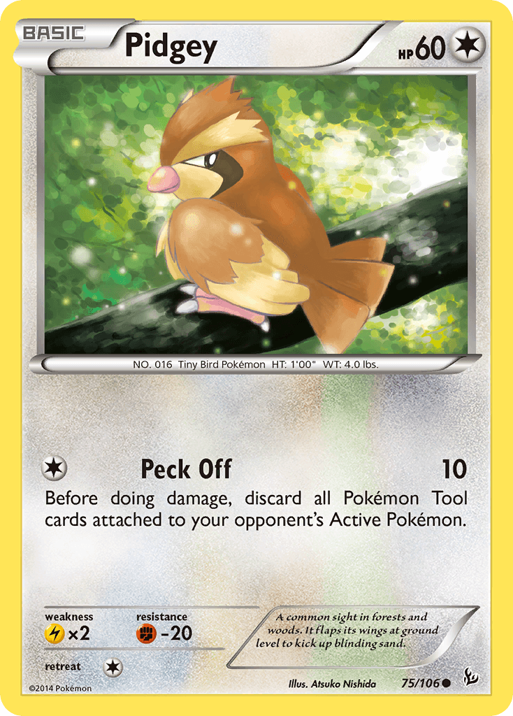 Pidgey (75/106) [XY: Flashfire] (Online Only)