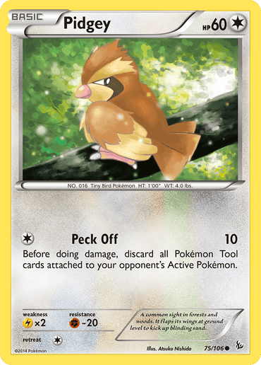 Pidgey (75/106) [XY: Flashfire] (Online Only)