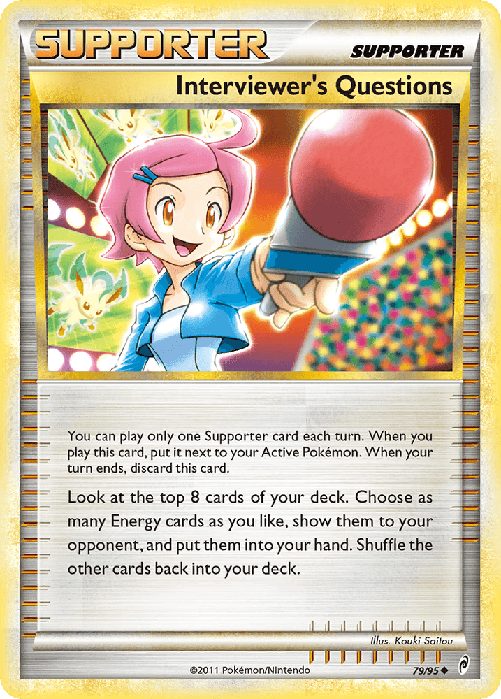 Interviewer's Questions (79/95) [HeartGold & SoulSilver: Call of Legends] (Online Only)