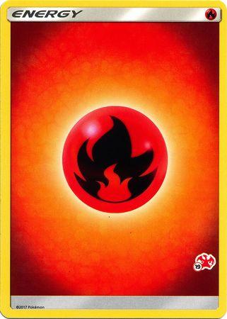 Fire Energy (Charizard Stamp #19) [Battle Academy 2020] (Online Only)