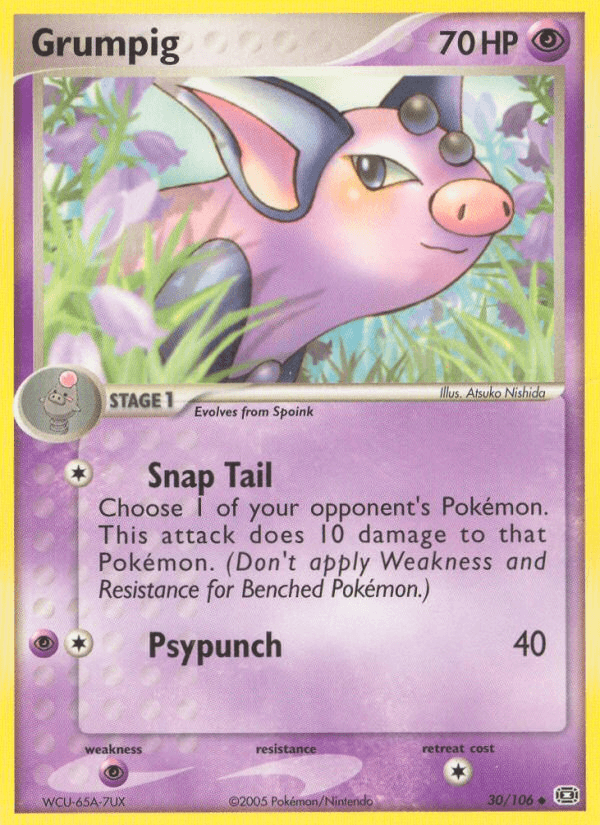 Grumpig (30/106) [EX: Emerald] (Online Only)