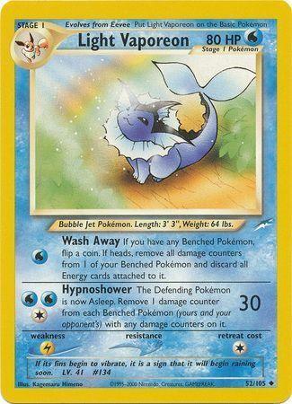 Light Vaporeon (52/105) [Neo Destiny Unlimited] (Online Only)