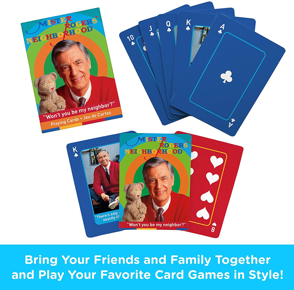 Aquarius Playing Cards: Mister Rogers (ONLINE ORDER ONLY)