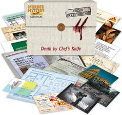 Murder Mystery Party: Case Files - Death by Chef's Knife (ONLINE ORDER ONLY)