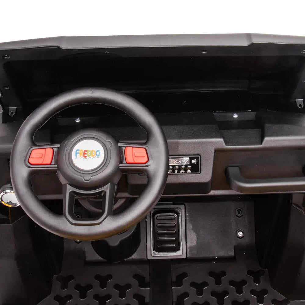 24V 6 Wheeler Freddo Tractor Trailer 2 Seater Ride-on with Dump Cart and Parental Remote (ONLINE ORDER ONLY)