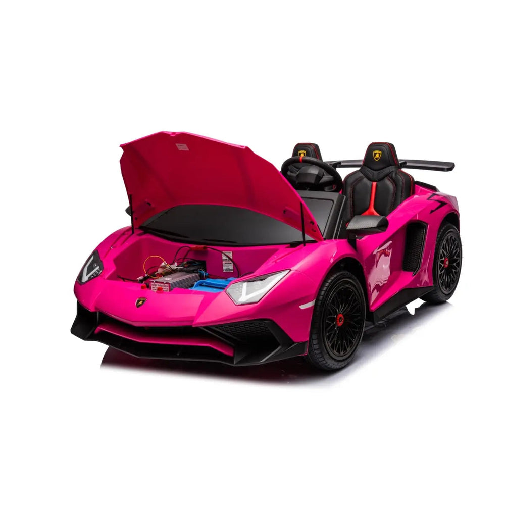 24V Lamborghini Aventador 2 Seater Ride On Car for Kids: Advanced Brushless Motor & Differential for High-Octane Fun (ONLINE ORDER ONLY)