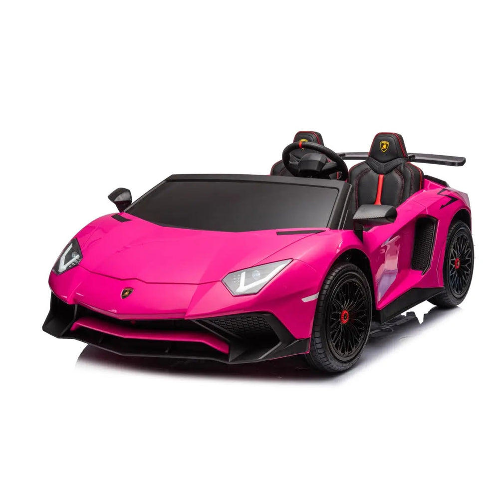 24V Lamborghini Aventador 2 Seater Ride On Car for Kids: Advanced Brushless Motor & Differential for High-Octane Fun (ONLINE ORDER ONLY)