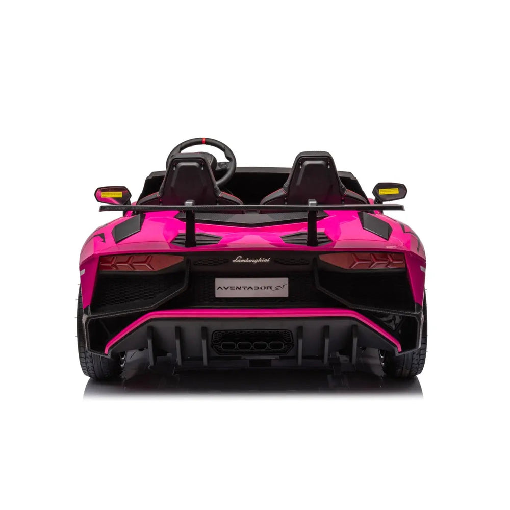 24V Lamborghini Aventador 2 Seater Ride On Car for Kids: Advanced Brushless Motor & Differential for High-Octane Fun (ONLINE ORDER ONLY)