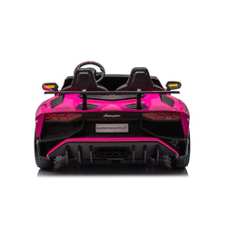 24V Lamborghini Aventador 2 Seater Ride On Car for Kids: Advanced Brushless Motor & Differential for High-Octane Fun (ONLINE ORDER ONLY)