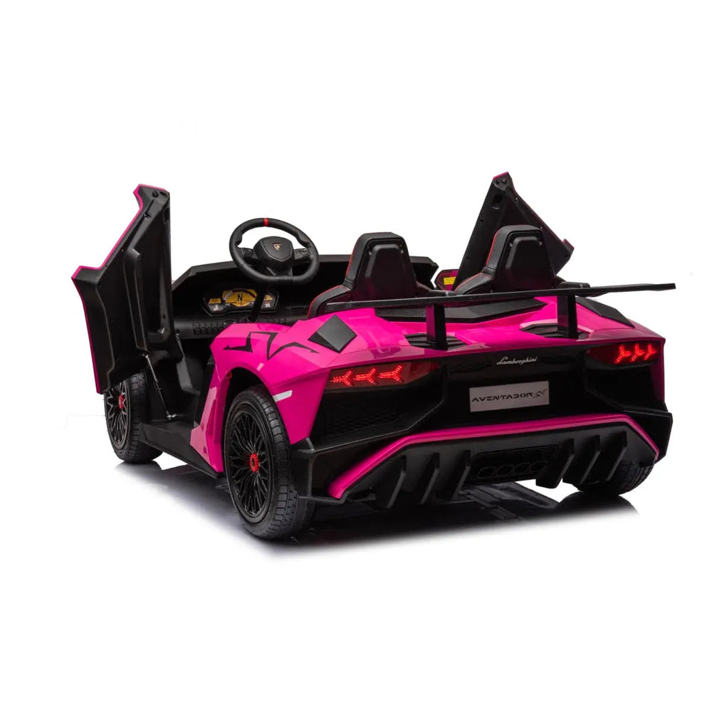 24V Lamborghini Aventador 2 Seater Ride On Car for Kids: Advanced Brushless Motor & Differential for High-Octane Fun (ONLINE ORDER ONLY)