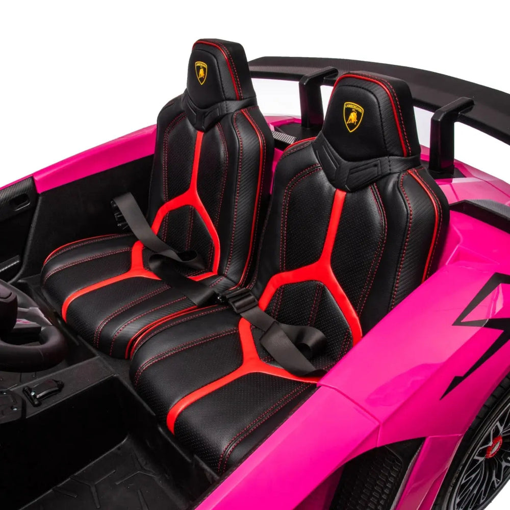 24V Lamborghini Aventador 2 Seater Ride On Car for Kids: Advanced Brushless Motor & Differential for High-Octane Fun (ONLINE ORDER ONLY)